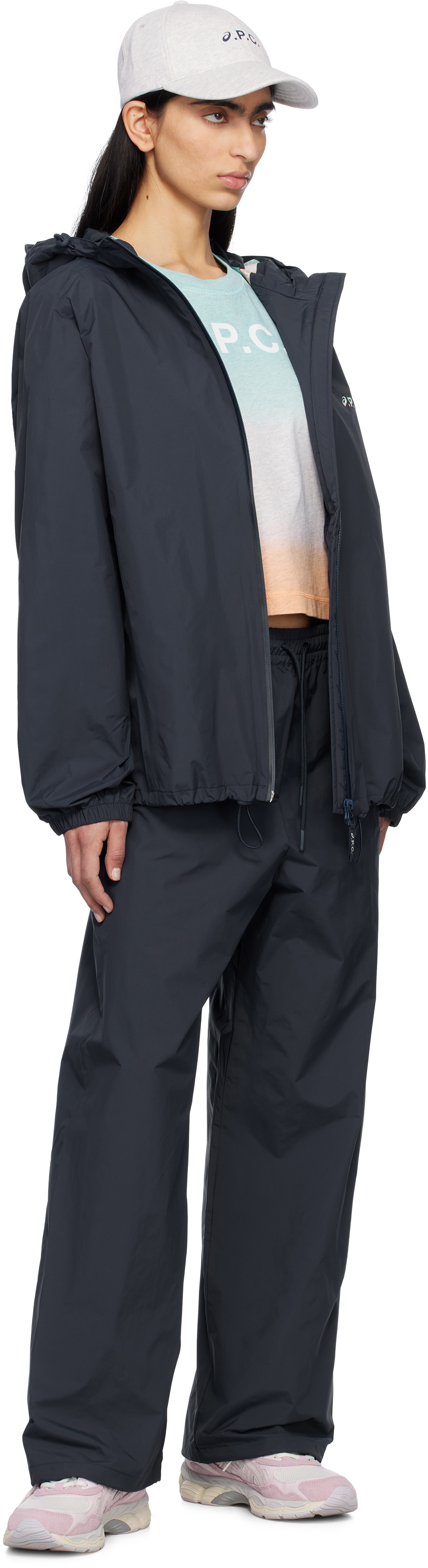 A.P.C. Navy ASICS Edition Meadow Jacket A.P.C.