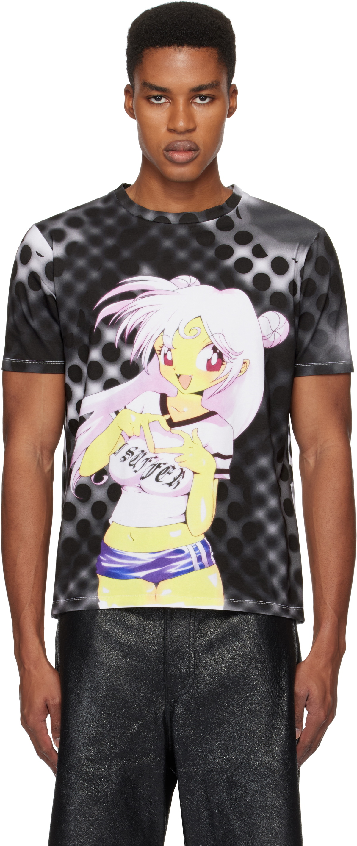 Ashley Williams SSENSE Exclusive Black Manga Danny T-shirt