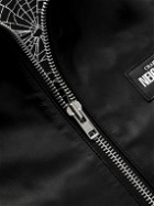 Neighborhood - Logo-Appliquéd Leather Jacket - Black