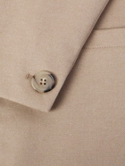 A.P.C. - Luc Unstructured Wool and Cotton-Blend Twill Suit Jacket - Neutrals