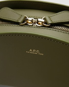 A.P.C. DEMI-LUNE HANDBAG Green Women