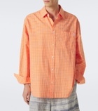 Loewe Checked cotton-blend shirt