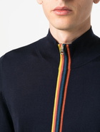 PAUL SMITH - Zipped Wool Cardigan