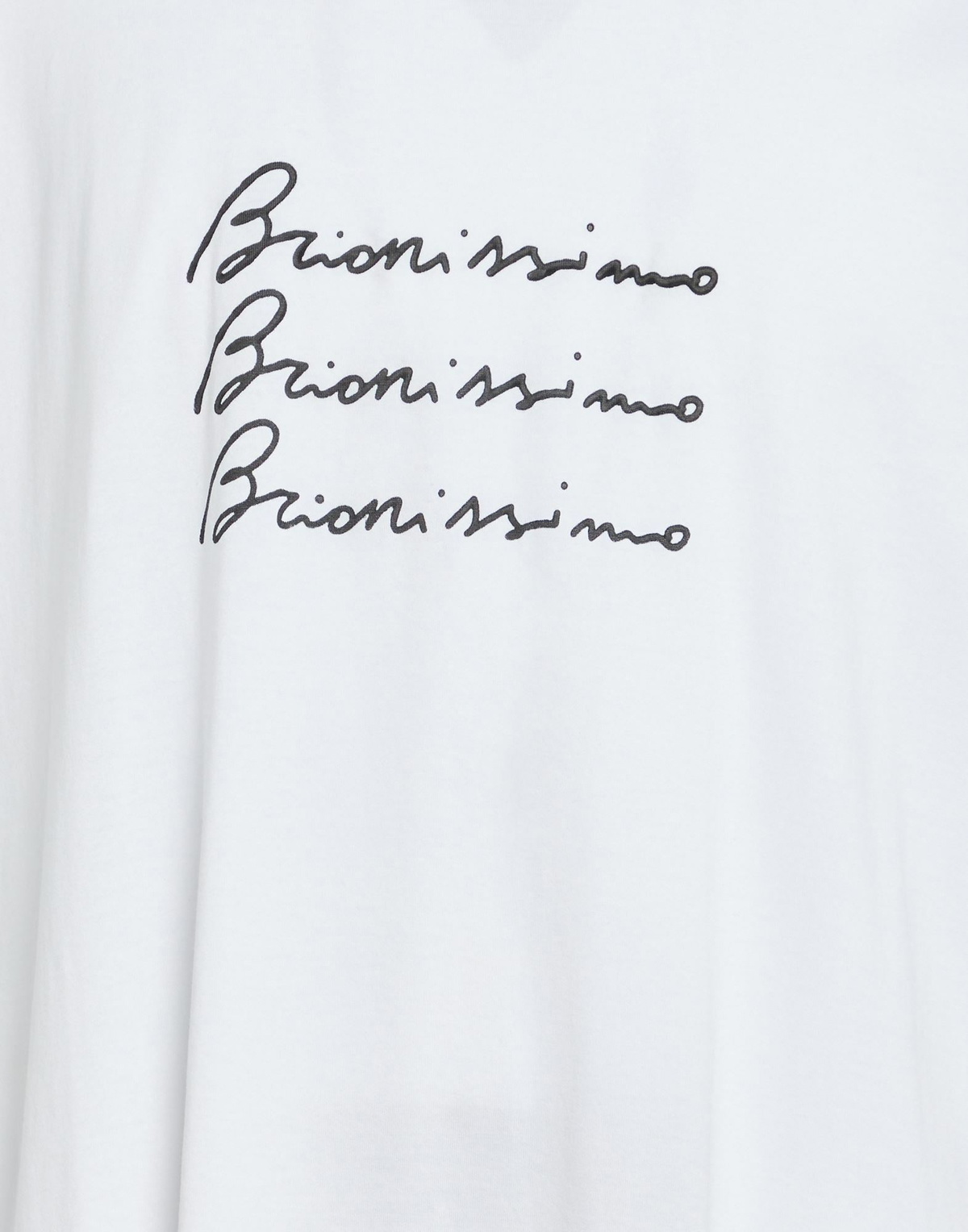 Brioni Mens T-shirt in White