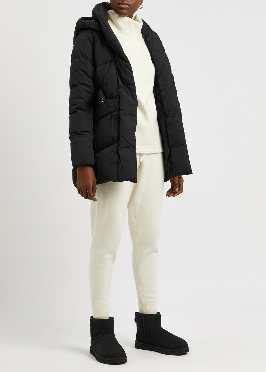 Canada Goose Marlow Belted Quilted Shell Coat Black