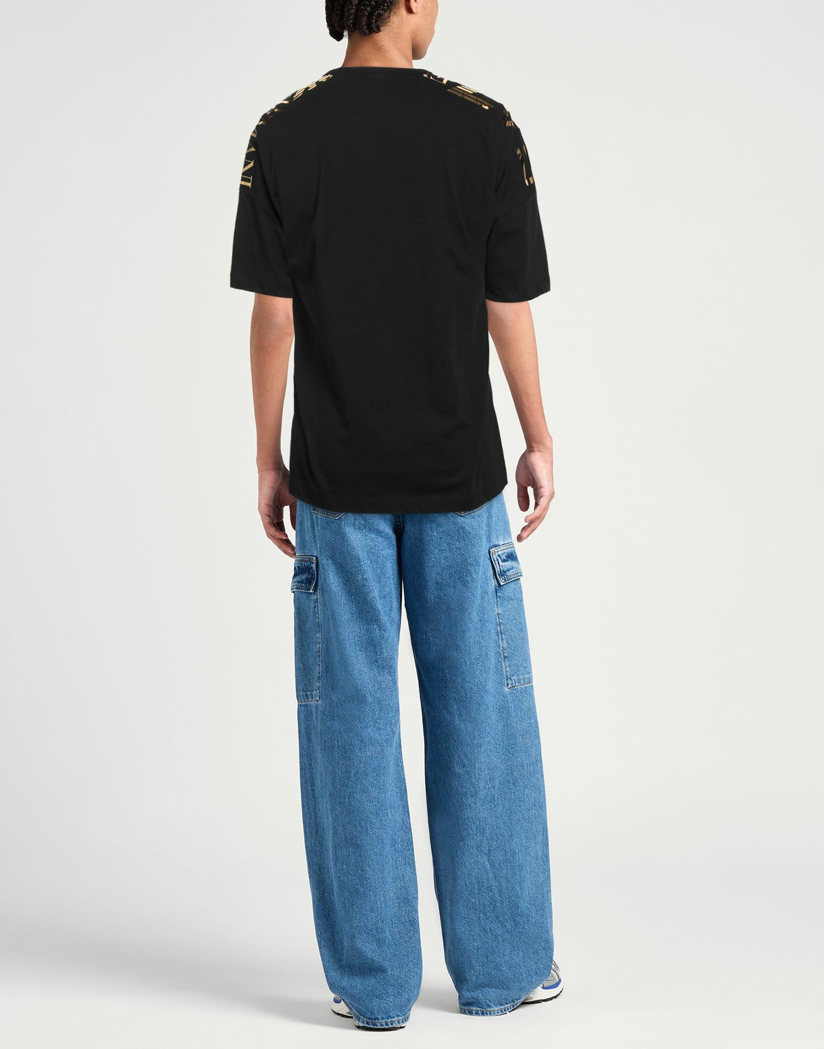 Ea7 Mens T-shirt in Black