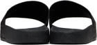Coach 1941 Black Coated Canvas Pool Slides