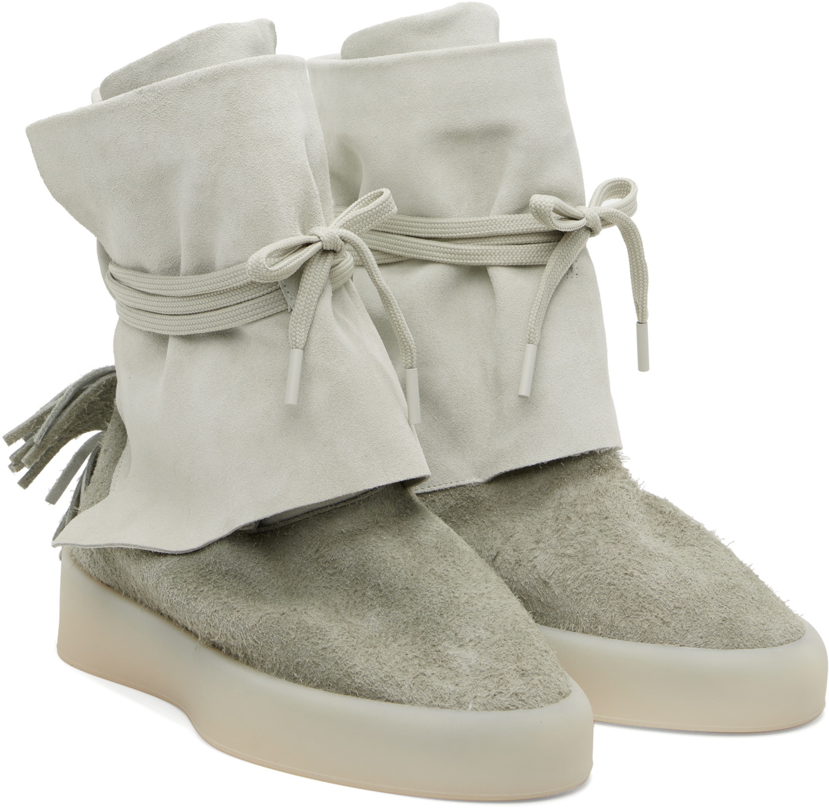 Fear of God Gray Yuma Moc Boots Fear Of God display picture 1