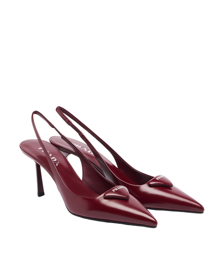 Photo: Prada Leather slingback pumps