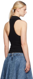 ALAÏA Black Spread Collar Bodysuit