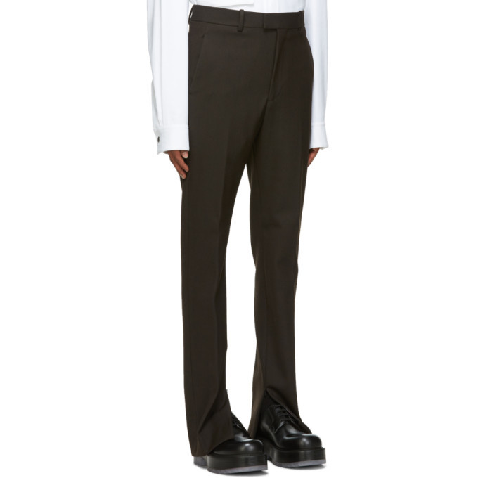 Bottega Veneta Brown Technical Twill Trousers Bottega Veneta