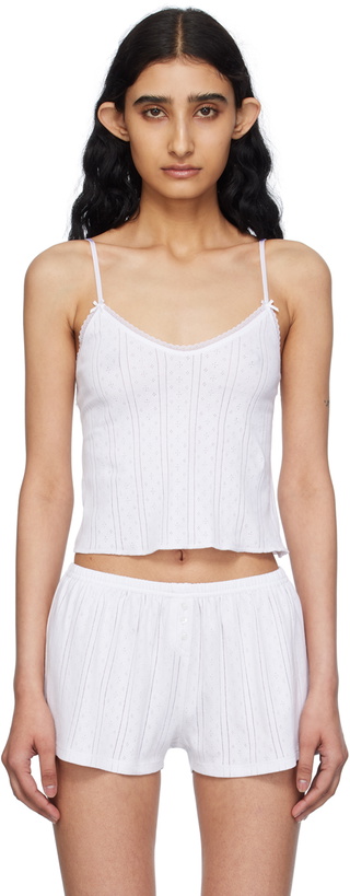 Photo: Cou Cou White 'The Long' Camisole