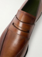 Berluti - Andy Demesure Venezia Leather Loafers - Brown