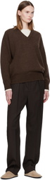 Nothing Written Brown Pound Alpaca Sweater