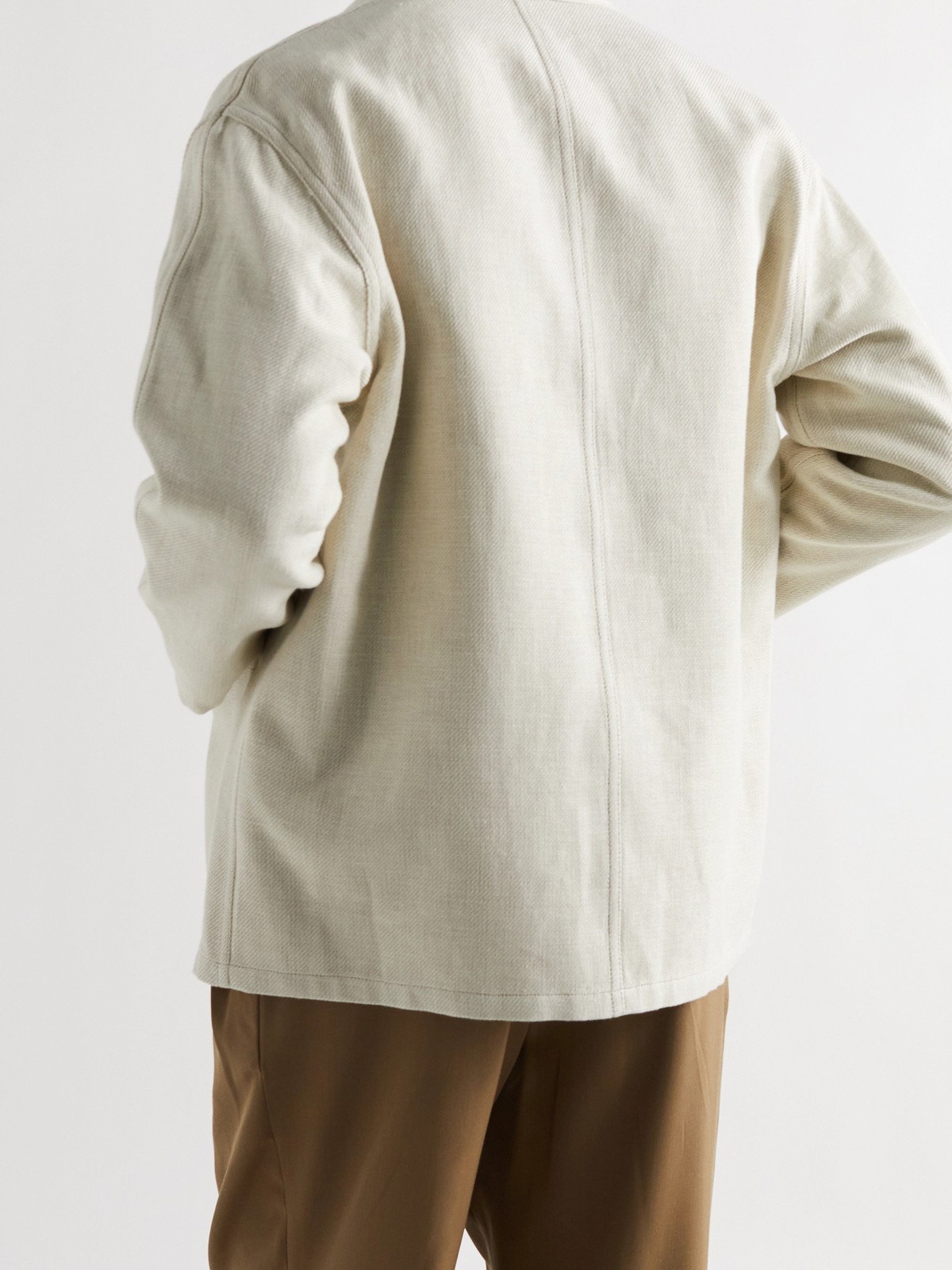 AURALEE - Linen and Cotton-Blend Chore Jacket - Neutrals - 3 Auralee