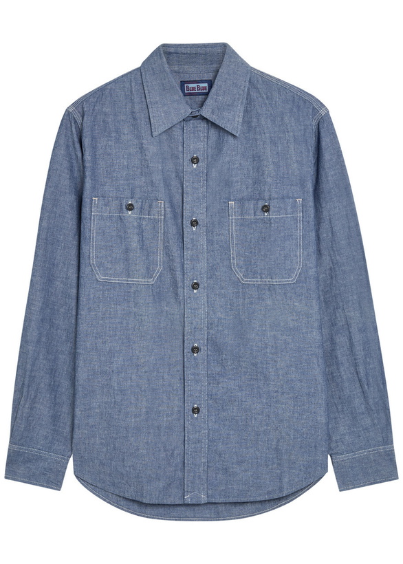 Photo: Blue Blue Denim Work Shirt Dark Blue