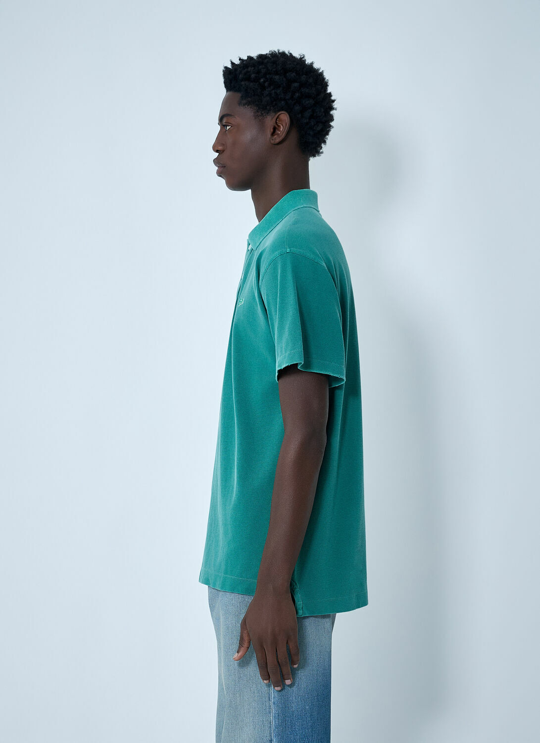 ERL Logo Motif Polo Shirt