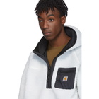 Carhartt Work In Progress White Prentis Pullover Hoodie