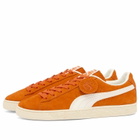 Puma Men's Suede Charles F. Stead Sneaker in Orange/White
