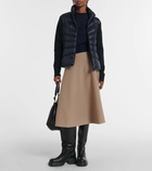 Moncler Wool-blend midi skirt