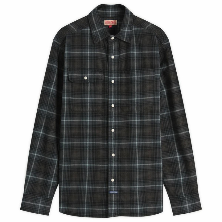 Photo: Dubbleware Men's Heritage Check Work Shirt in Brown