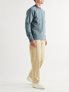 NORSE PROJECTS - Kristian Garment-Dyed Cotton-Jersey Sweatshirt - Blue