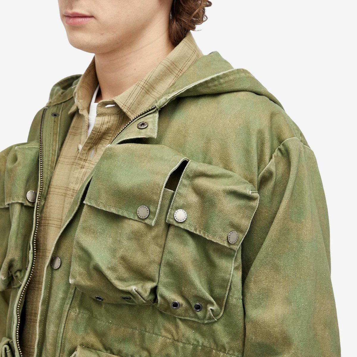 ジャケット・アウター A.P.C 99SS FIELD JACKET Heresy Men's Hassle Field Jacket in Print Heresy
