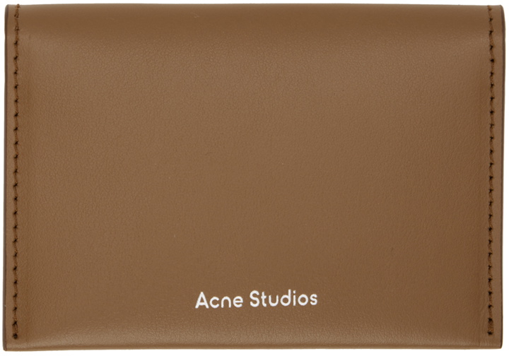 Photo: Acne Studios Brown Leather Card Holder