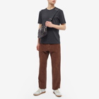 Maison Margiela Men's Classic Garment Dyed T-Shirt in Dark Charcoal