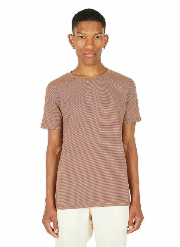 Photo: Aymeric Striped T-Shirt in Brown