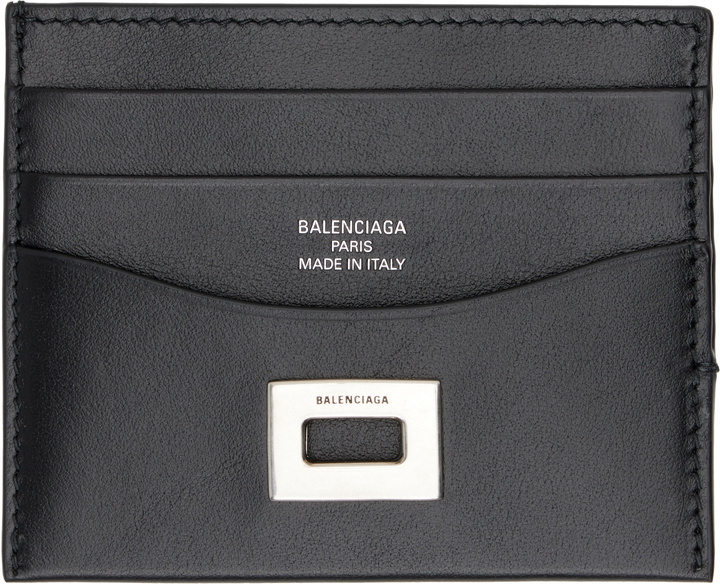 Photo: Balenciaga Black Rodeo Card Holder