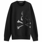 MASTERMIND WORLD Men's Loopwheel Logo Crew Sweatshirt in Black