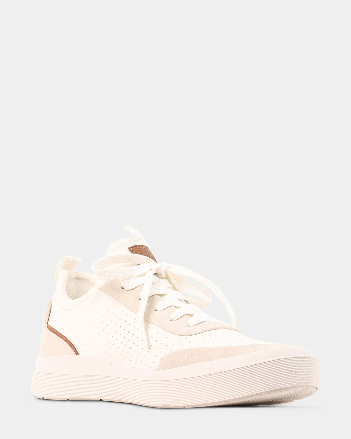 Steve Madden Octavio Sneakers in White Nubuck