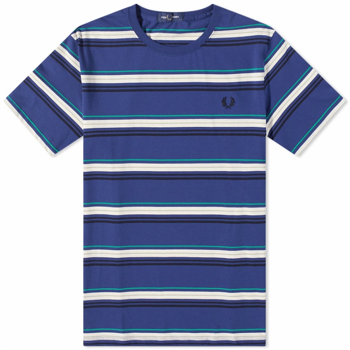 Photo: Fred Perry Authentic Men's Stripe T-Shirt in French Navy