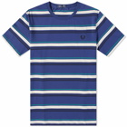 Fred Perry Authentic Men's Stripe T-Shirt in French Navy