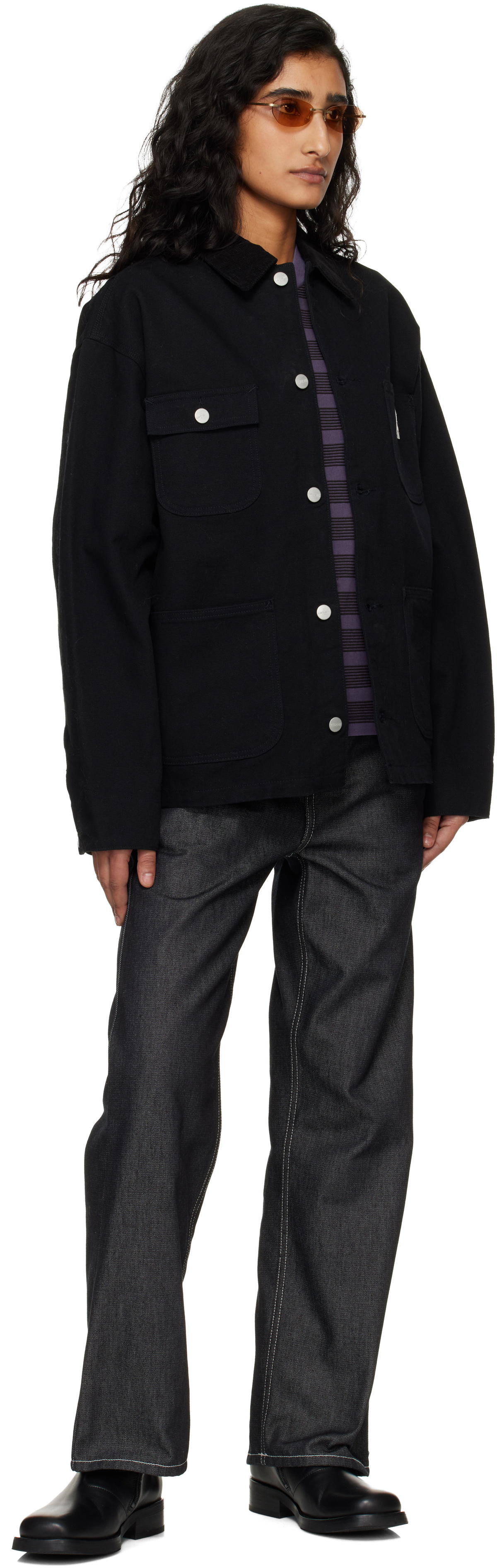 Carhartt Work In Progress Black OG Michigan Coat