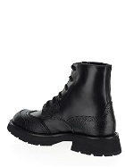 Alexander Mcqueen Leather Boots