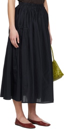 Toogood Navy 'The Harvester' Midi Skirt