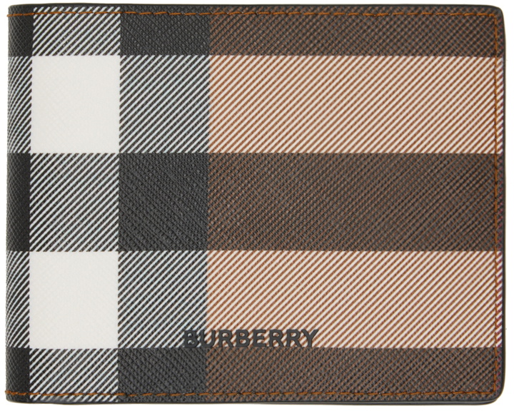 Photo: Burberry Brown Check Bifold Wallet