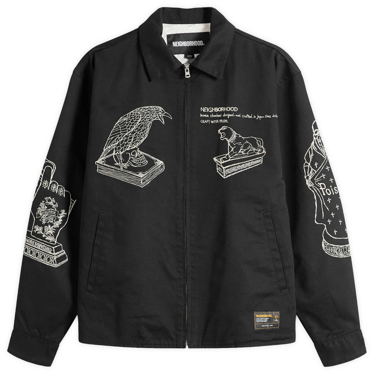 Neighborhood Men's Suede Type-2 Jacket in Beige Neighborhood