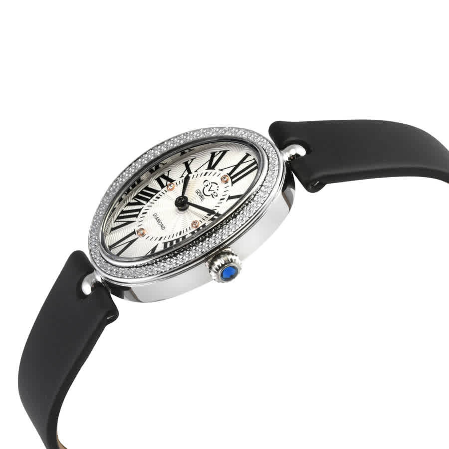 GV2 by Gevril Piazza Navona Quartz White Dial Ladies Watch 14810.1