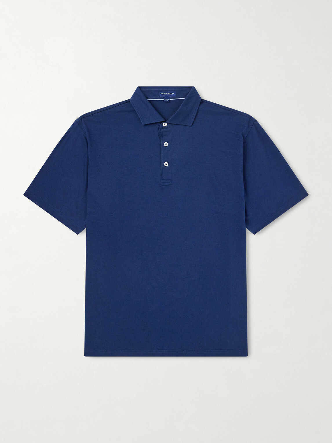 Peter Millar - Excursionist Stretch-Cotton and Modal-Blend Polo Shirt - Blue