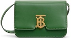 Burberry Green Small TB Bag