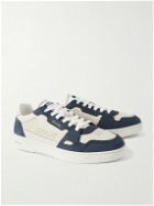Axel Arigato - Dice Lo Suede-Trimmed Leather Sneakers - Neutrals
