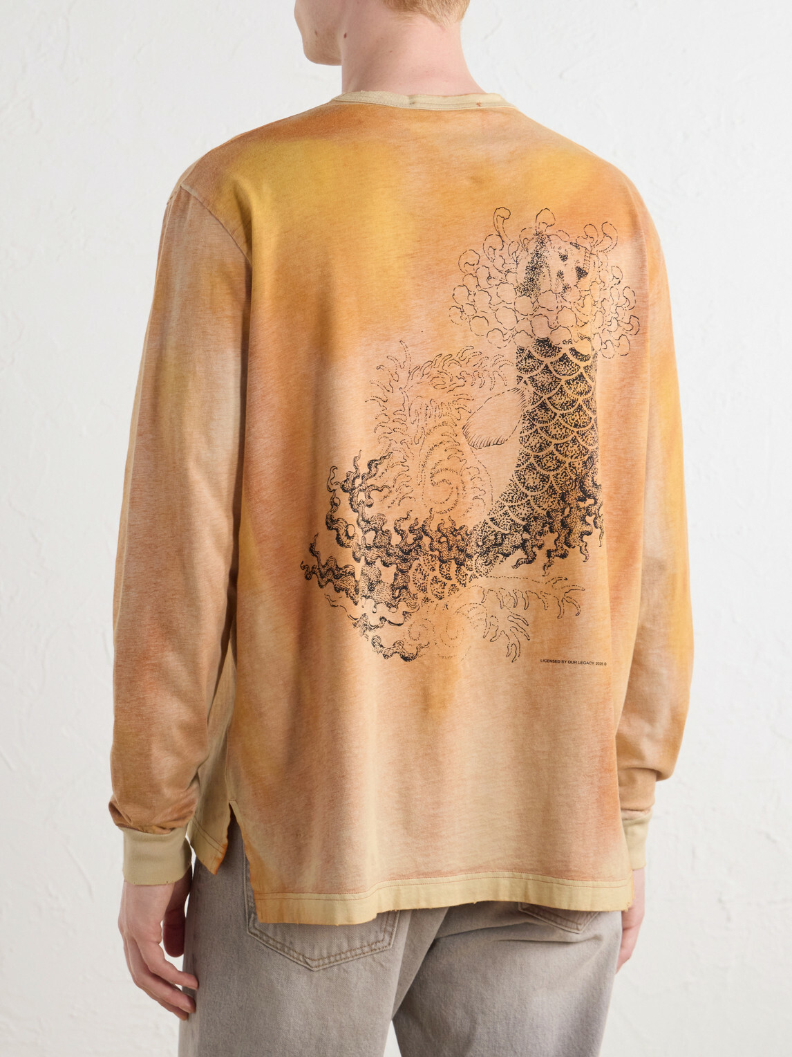 Our Legacy - Cruise Faded-Effect Cotton-Jersey T-Shirt - Orange