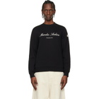 Moncler Black Cotton Blend Logo Sweatshirt