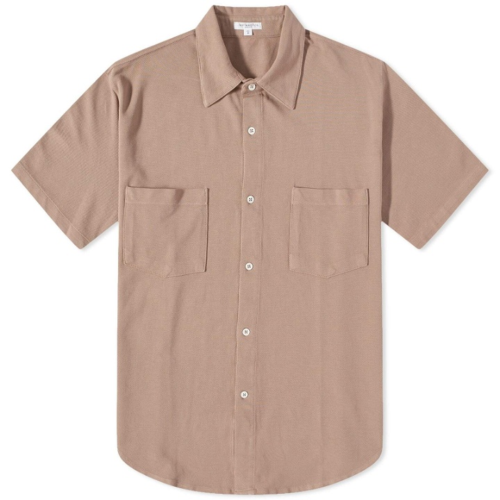 Photo: Lady White Co. Men's Pique Work Shirt in Dried Rose