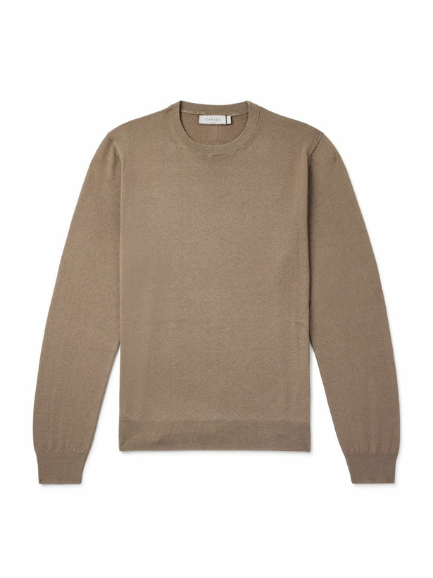 Photo: Canali - Cashmere Sweater - Brown