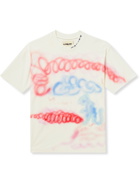 POLITE WORLDWIDE® - Puff Printed Cotton-Jersey T-Shirt - White