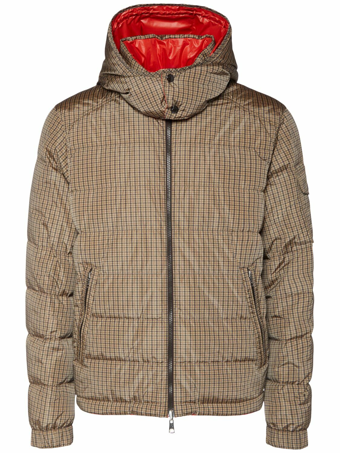 MONCLER Jonage Houndstooth Nylon Down Jacket Moncler